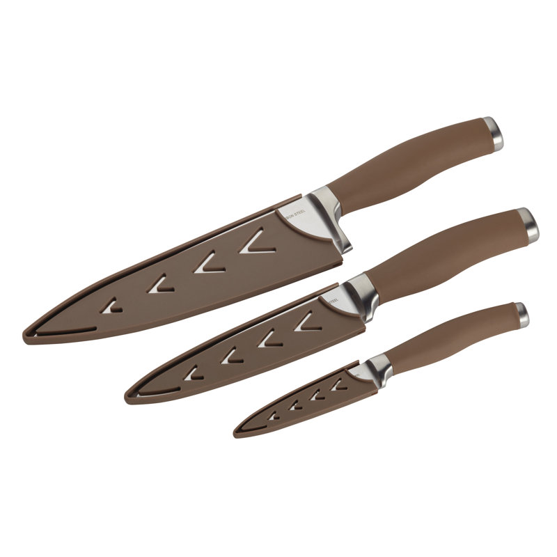 Anolon 3 Piece Chef Knife Set & Reviews Wayfair